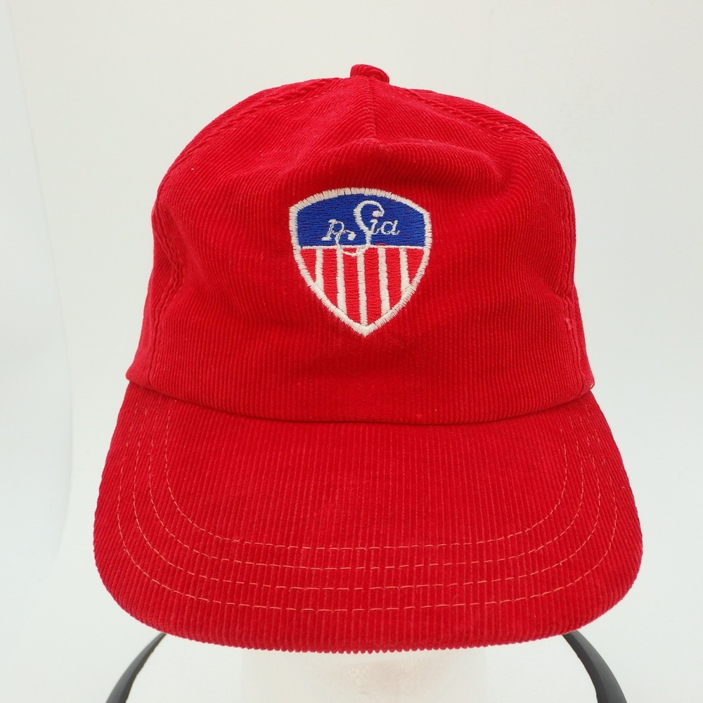 Professional Ski Instructors Corduroy Baseball Cap PSIA Logo Snap Back Vintage